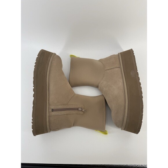 UGG CLASSIC DIPPER SUEDE SAND WOMEN'S BOOTS US SIZE 12 1144031 Platform - Picture 3 of 13